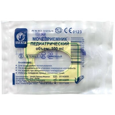 Inekta Мочеприемник педиатрический, 100 мл, 1 шт. фото