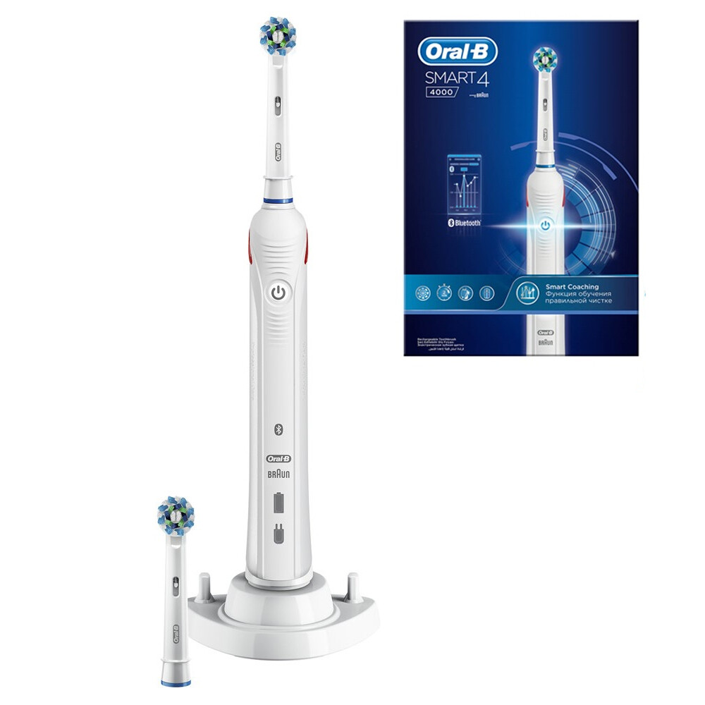 Oral-B Smart 4 4000 Зубная щетка электрическая, щетка зубная, 1 шт. фото