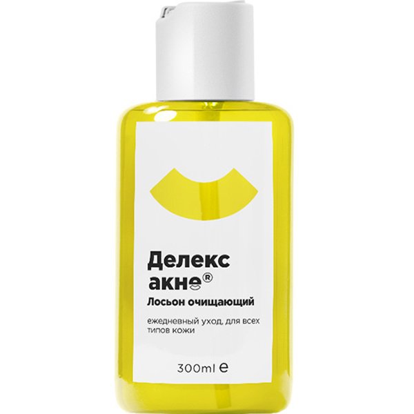 Делекс-Акне лосьон очищающий, лосьон для лица, 300 мл, 1 шт. фото