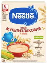 Nestle каша безмолочная мультизлаковая, каша, 200 г, 1 шт. фото