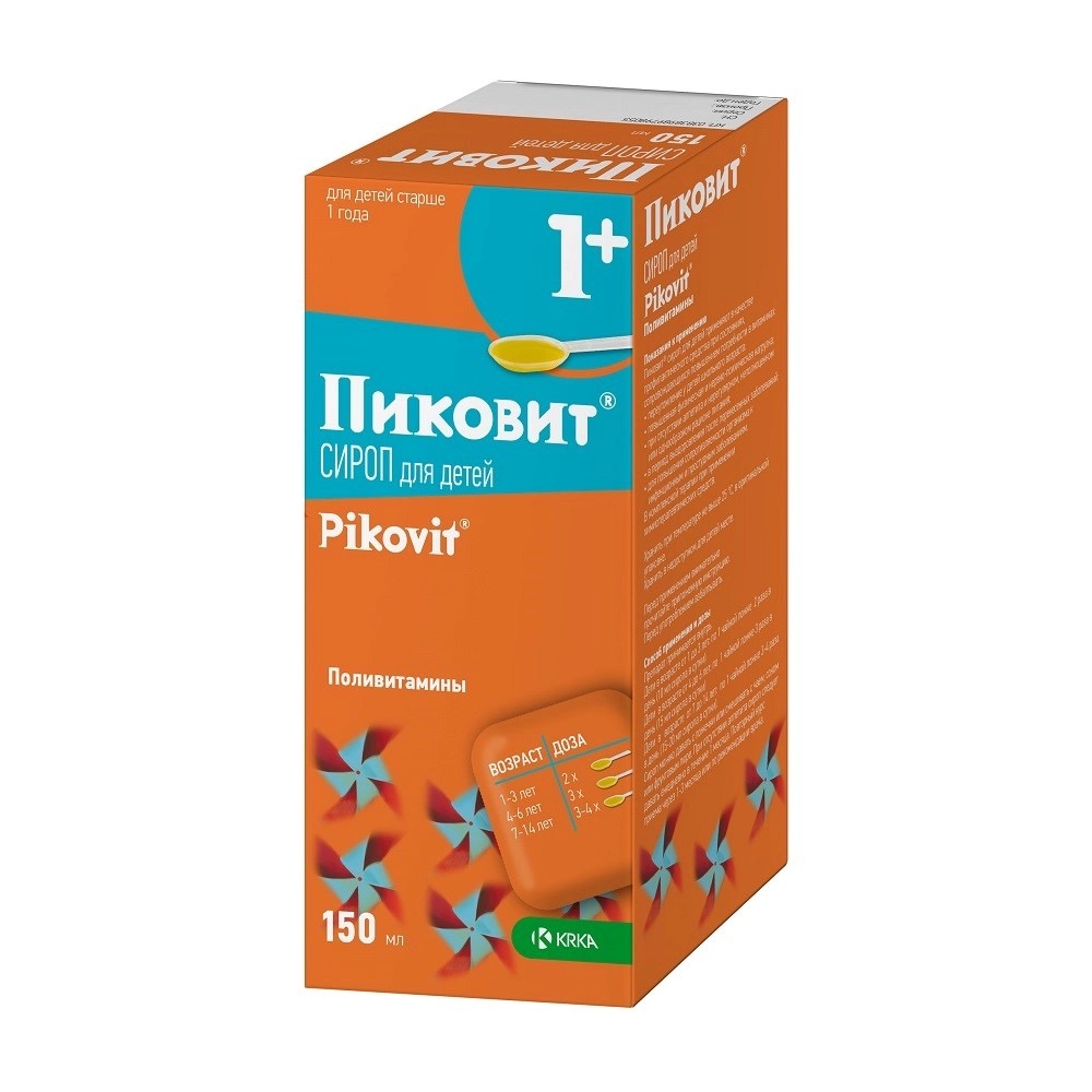 Пиковит, сироп для детей, 150 мл, 1 шт. фото