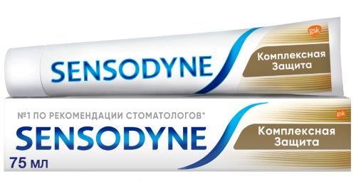 Sensodyne зубная паста комплексная защита, паста зубная, 75 мл, 1 шт. фото