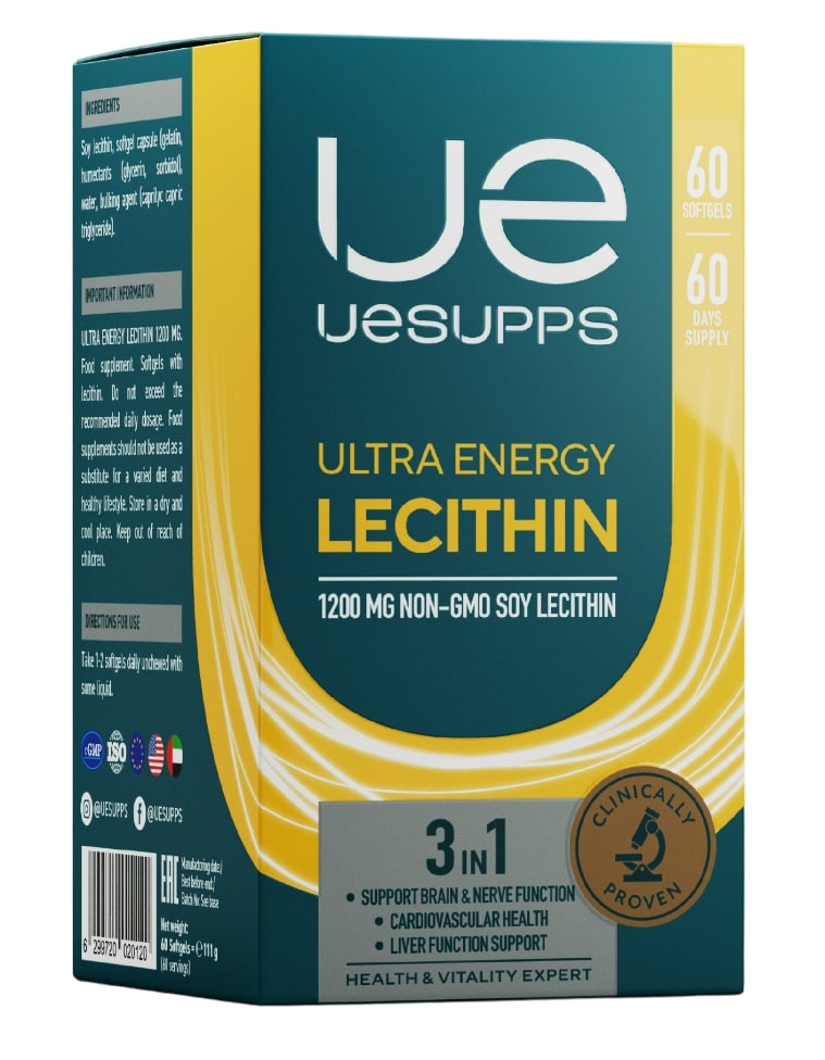 Uesupps Ultra Energy лецитин, капсулы, 60 шт. фото
