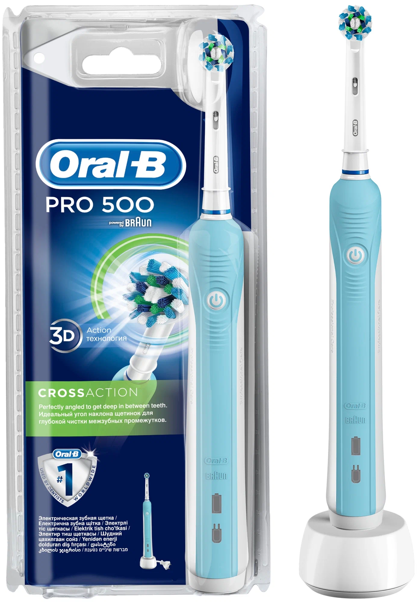 Oral-B Professional Care Зубная щетка электрическая 500/D16, щетка зубная, 1 шт. фото