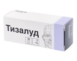 Тизалуд, 2 мг, таблетки, 30 шт. фото