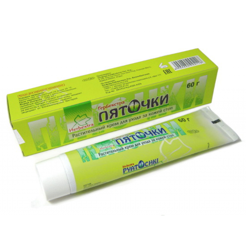 Пяточки крем для ног, крем для ног, 60 г, 1 шт. фото