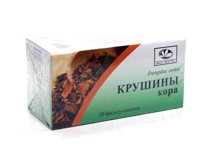 Крушины кора, сырье растительное измельченное, 2 г, 20 шт. фото