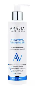 Aravia Laboratories гель для умывания с гиалуроновой кислотой, гель, 200 мл, 1 шт. фото