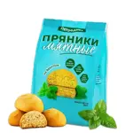 Пряники на фруктозе, 350 г, 1 шт, мятные фото