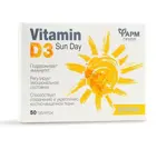 Витамин D3 Sun Day, 2000 МЕ, таблетки, 50 шт. фото 