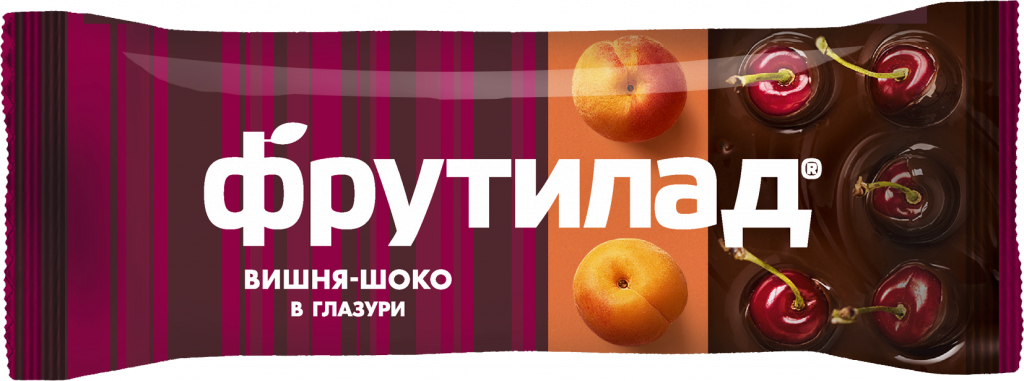 Фрутилад, батончик, 40 г, 1 шт, вишня в шоколаде фото