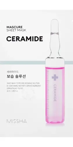 Missha маска лифтинг с церамидами NP для ослабленной и сухой кожи, маска для лица, 28 мл, 1 шт. фото