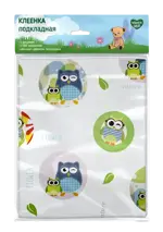 Клинса Кидс Клеенка подкладная с ПВХ покрытием, 0.7 м х 1 м, 1 шт, детская, с рисунком фото 2