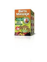 ВитаМишки BIO + пребиотик, пастилки жевательные, 30 шт, ассорти фото 2