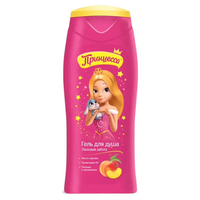Принцесса гель для душа ласковая забота, гель для душа, 250 мл, 1 шт. фото