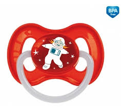 Canpol Space пустышка латексная круглая, соска-пустышка, 1 шт, цвет в ассортименте, 6-18 мес, арт. 23/222 фото