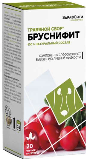 Здравсити Бруснифит сбор, фиточай, 2 г, 20 шт. фото
