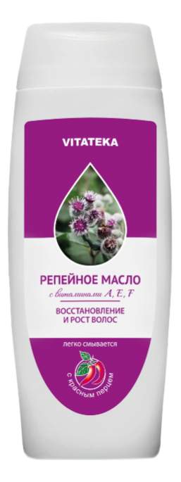 Витатека Репейное масло, масло косметическое, 100 мл, 1 шт, с красным перцем фото