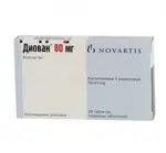 Диован, 80 мг, таблетки, покрытые оболочкой, 28 шт. фото