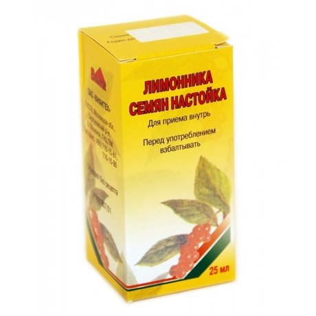 Лимонника семян настойка, настойка, 25 мл, 1 шт. фото