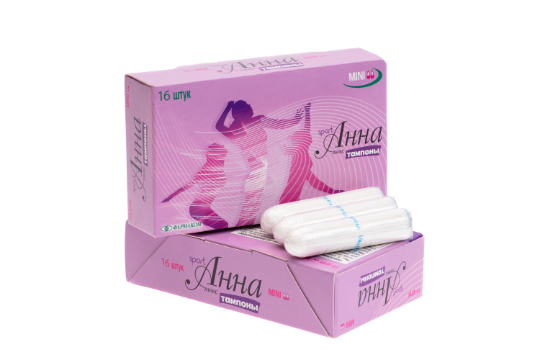 Анна Люкс Спорт, тампоны женские гигиенические, 16 шт, mini (2 капли) фото