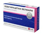 Леветирацетам Велфарм, 250 мг, таблетки, покрытые пленочной оболочкой, 30 шт. фото