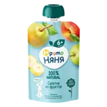 Фрутоняня детское пюре, пюре, 90 г, 1 шт, фруктовый салатик, без сахара фото