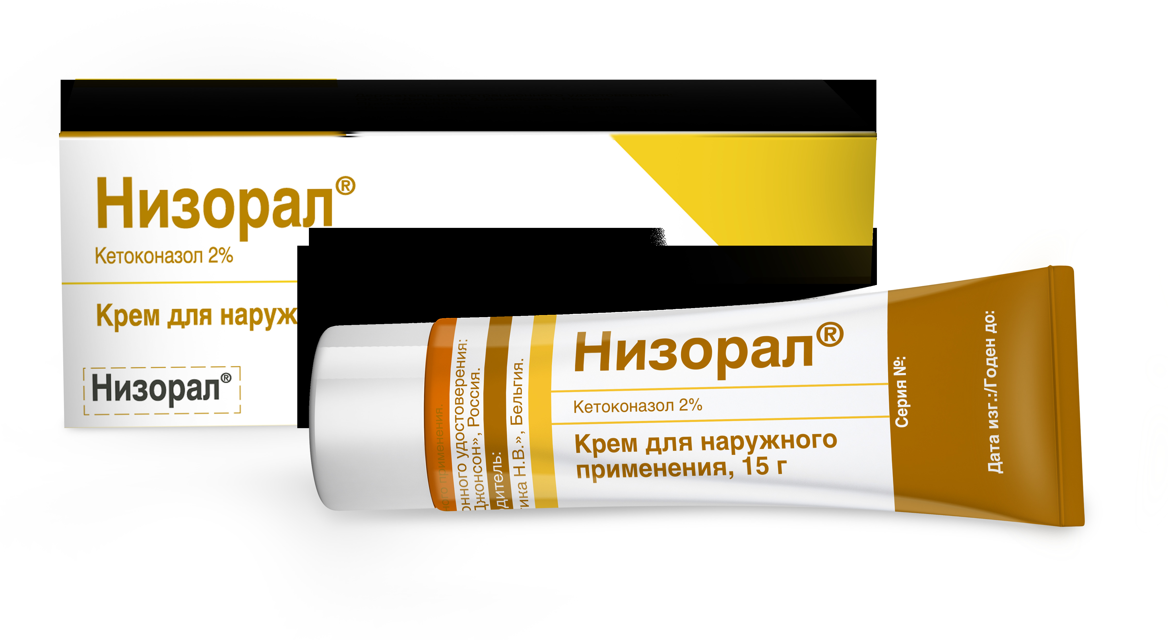 Низорал, 2%, крем для наружного применения, 15 г, 1 шт. фото