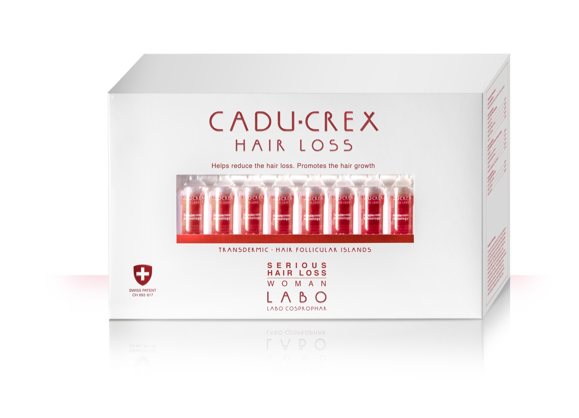 Cadu-Crex Hair Loss лосьон против выпадения волос, 3.5 мл, 40 шт, для женщин, при обильном выпадении волос фото