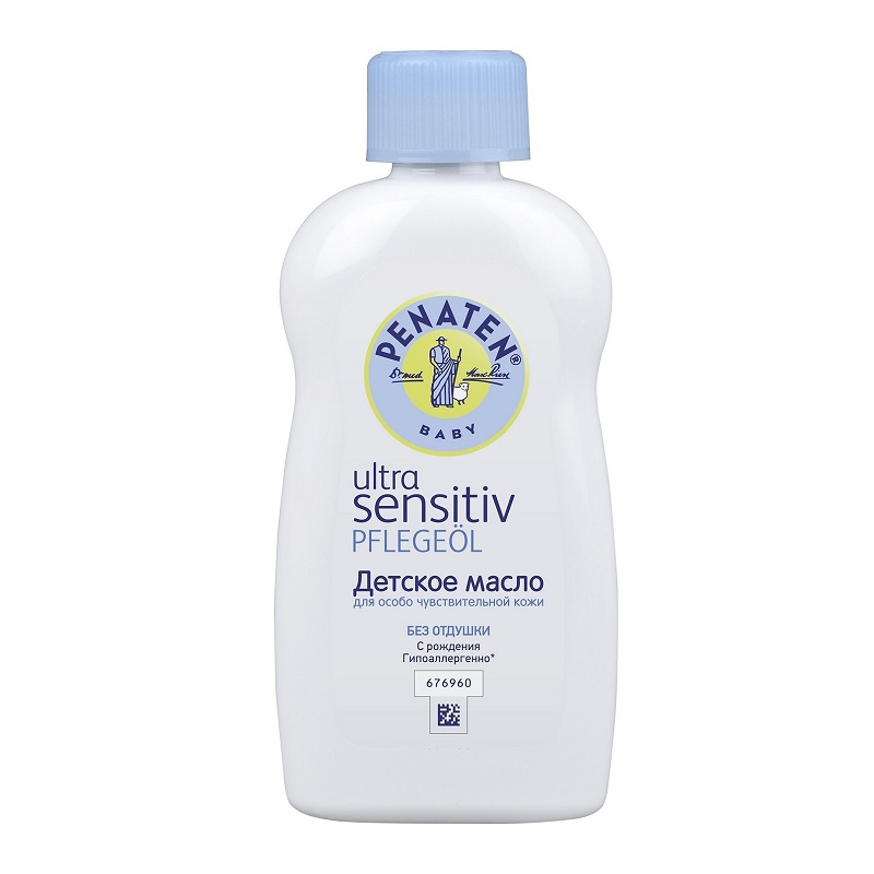Penaten Детское масло для особо чувствительной кожи, масло для детей, 200 мл, 1 шт. фото