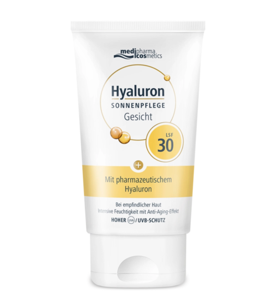 Medipharma cosmetics hyaluron крем для лица солнцезащитный spf30, крем, 50 мл, 1 шт. фото