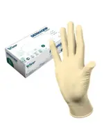 DERMAGRIP Classic Перчатки смотровые латексные текстурированные неопудренные нестерильные, Large L (8-9), пара, 50 шт. фото