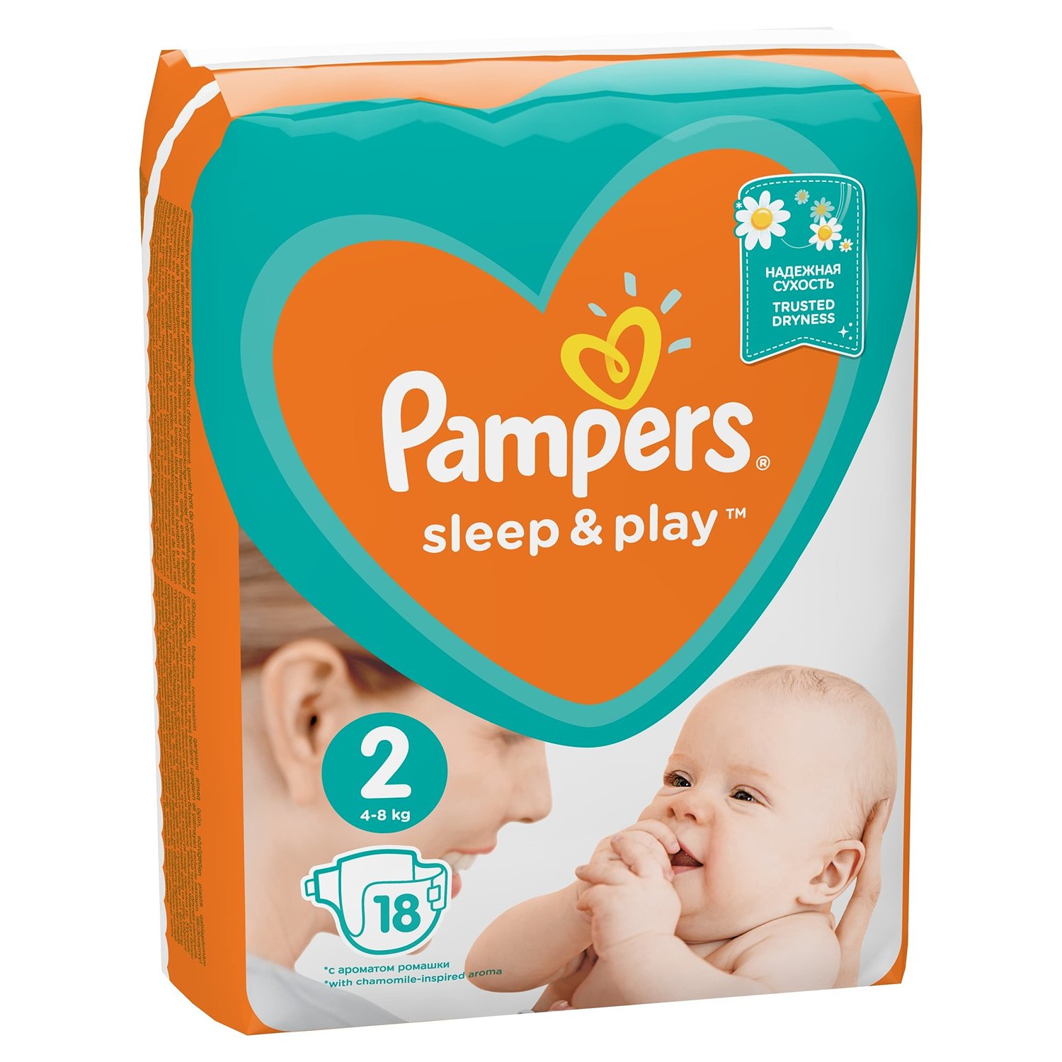Pampers Sleep&amp;Play Подгузники детские, р. 2, 18 шт, 4-8 кг фото