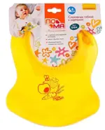 Пома слюнявчик гибкий силиконовый с карманом 6+, 1 шт, арт. 2916 фото