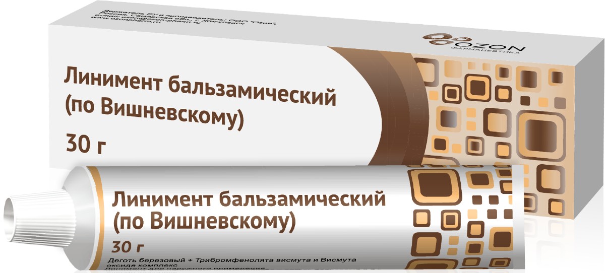 Линимент бальзамический (по Вишневскому), линимент, 30 г, 1 шт. фото