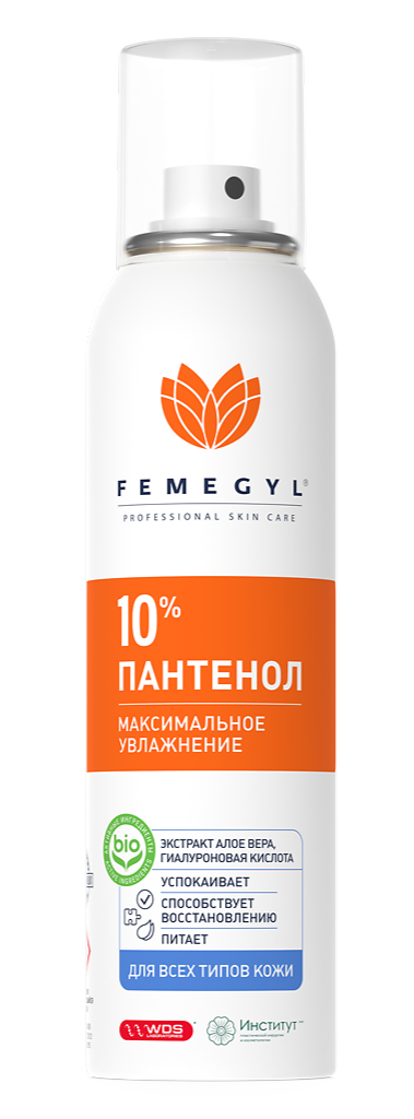 Femegyl Пантенол 10%, спрей для местного и наружного применения, 150 мл, 1 шт. фото