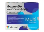 Витамир Йохимбе комплекс форте, таблетки, 550 мг, 30 шт. фото