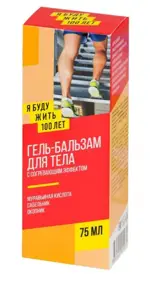 Я Буду Жить 100 Лет Гель-бальзам для тела, гель-бальзам, 75 мл, 1 шт, с согревающим эффектом фото