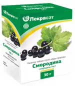 Смородины черной листья, фиточай, 30 г, 1 шт. фото 