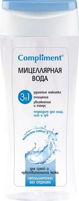 Compliment Мицеллярная вода 3 в 1, 200 мл, 1 шт. фото