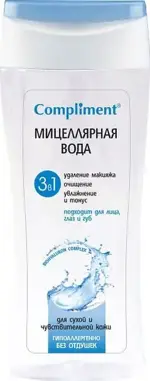 Compliment Мицеллярная вода 3 в 1, 200 мл, 1 шт. фото