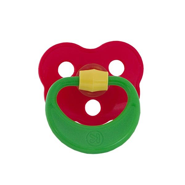 Пустышка латексная Ягодка с кольцом, соска-пустышка, 1 шт. фото