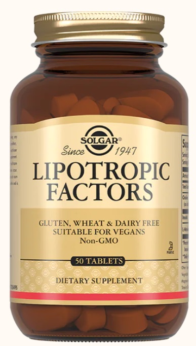 Solgar Липотропный фактор, таблетки, 50 шт. фото