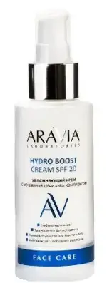 Aravia Professional крем увлажняющий с мочевиной 10% и аква-комплексом hydro boost cream spf 20, крем для лица, 100 мл, 1 шт. фото