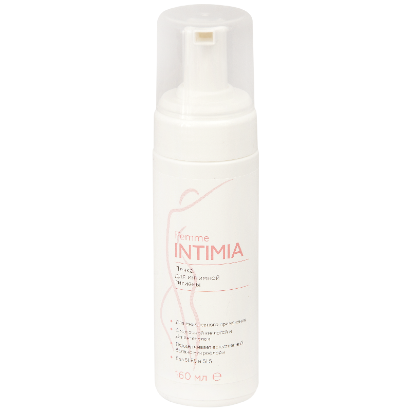 Фемме Интимиа, пенка, 160 мл, 1 шт, для интимной гигиены фото