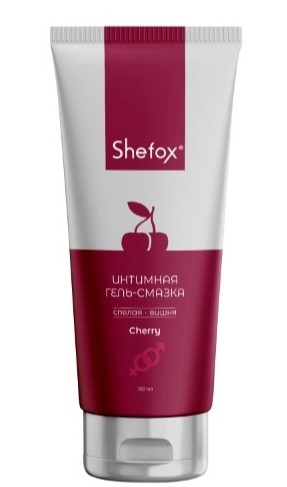 Shefox гель-смазка интимная, гель, 100 мл, 1 шт, спелая вишня фото