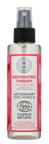 Planeta Organica BIO Resveratrol Therapy тоник-гидролат для лица антиоксидантный, тоник, 150 мл, 1 шт. фото