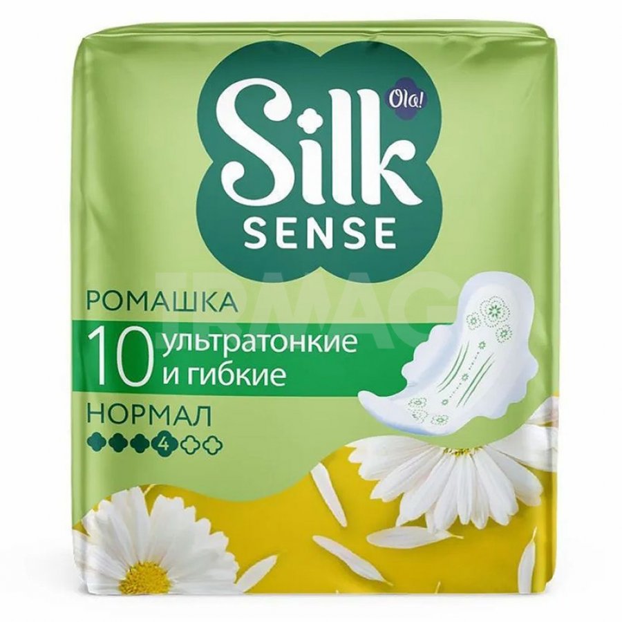 Ola Silk Sense ultra deo normal Прокладки ромашка, прокладки гигиенические, 10 шт. фото