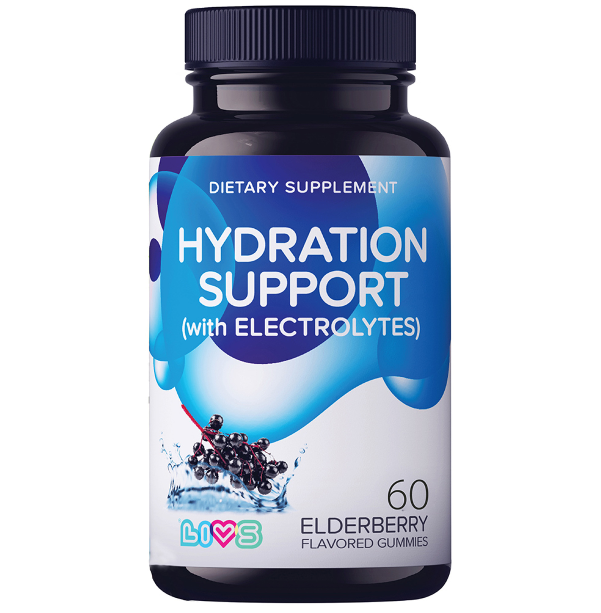 Livs Комплекс электролитов, пектиновые мармеладные пастилки, 60 шт, бузина фото