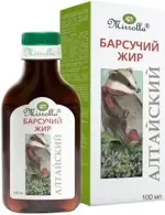 Mirrolla Барсучий жир алтайский, жидкость для приема внутрь, 100 мл, 1 шт. фото